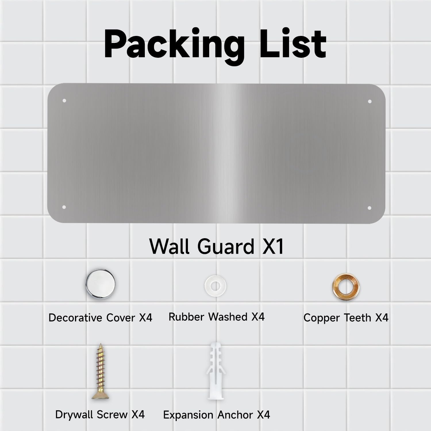 AIKE Stainless Steel Backsplash for Hand Dryer Wall Splash Guard Protector Panel AK28-WG(31.89'' X 13.19'',1 PCS) - AIKE Direct Store