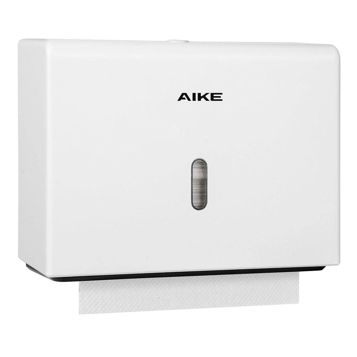 AIKE 200 Sheets Wall Mount Paper Towel Dispenser with Clear Window.Fit Multifold Paper Size 10"x3.1" or Smaller,Model AK5102 - AIKE Direct Store