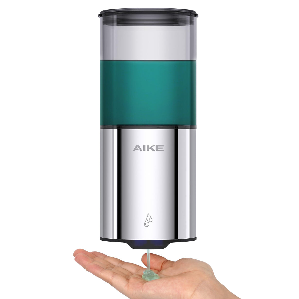 AIKE IPX7 Waterproof Automatic Soap Dispenser Wall Mount,for Home and Commercial Bathroom 13.5oz ,Model AK1213-1 - AIKE Direct Store