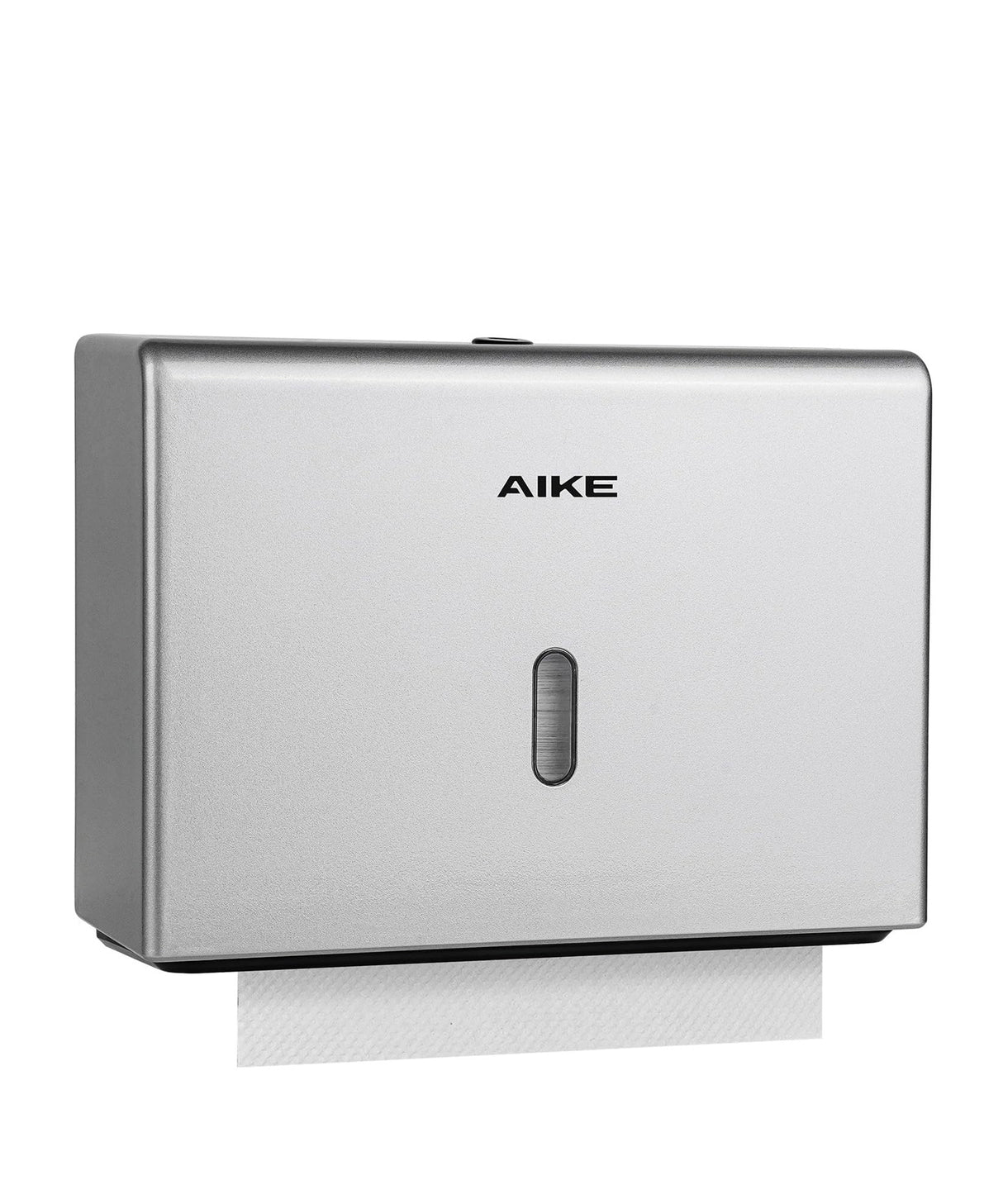 AIKE 200 Sheets Wall Mount Paper Towel Dispenser with Clear Window.Fit Multifold Paper Size 10"x3.1" or Smaller,Model AK5102 - AIKE Direct Store