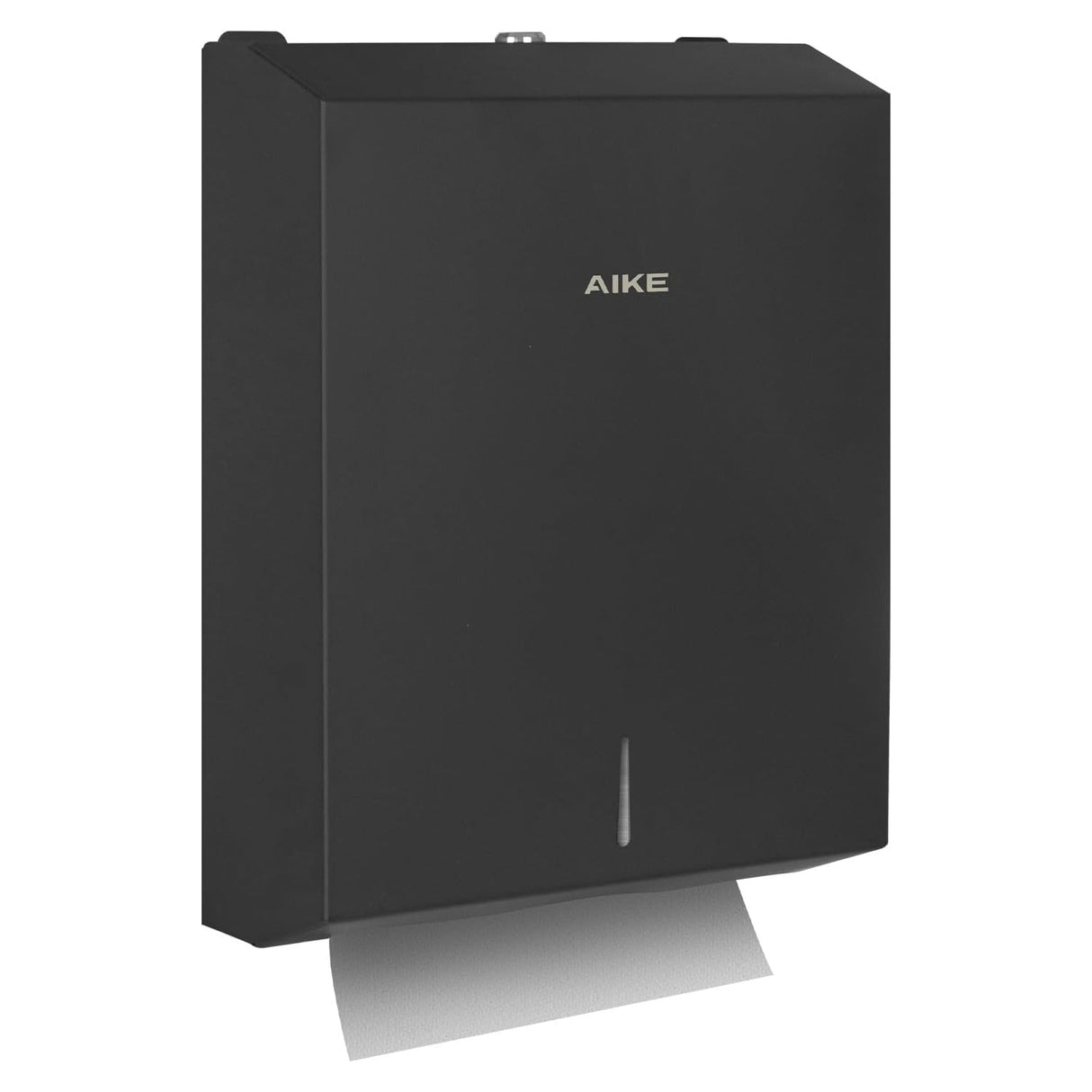 AIKE 400 Sheets Multifold Paper Towel Dispenser with Lock,Large Capacity Commercial Stainless Steels Wall Mount Tissue Dispenser AK5181 (Folded Size 10.6" x 3.9" Or Smaller) - AIKE Direct Store