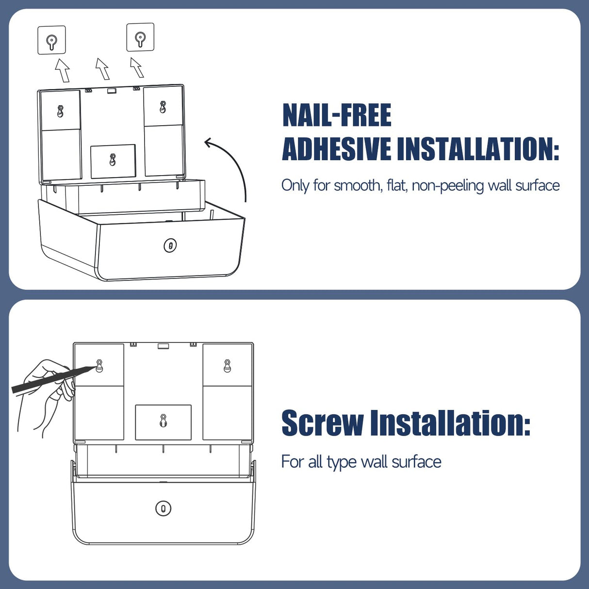 AIKE Paper Towel Dispenser 200 Sheets Capacity,Model AK5101 - AIKE Direct Store