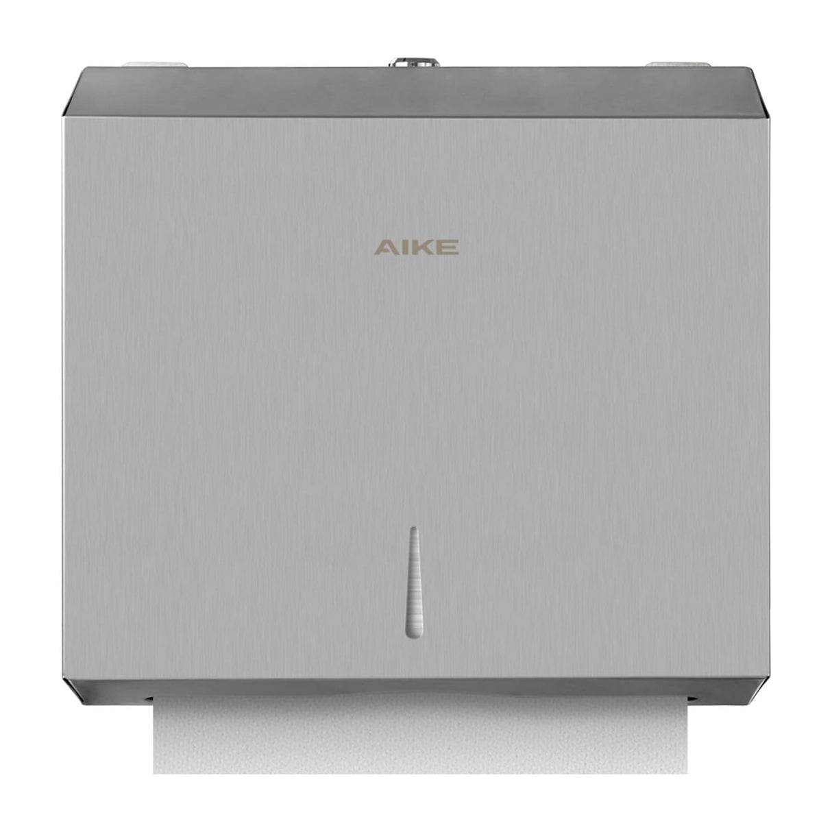 AIKE 250 Sheets Stainless Steel Commercial Wall Mount Paper Towel Dispenser with Lock,Model AK5180 - AIKE Direct Store