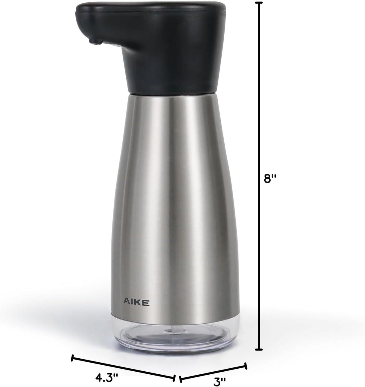 AIKE 14 FL OZ Rechargeable Automatic Soap Dispenser, AK1337 - AIKE Direct Store