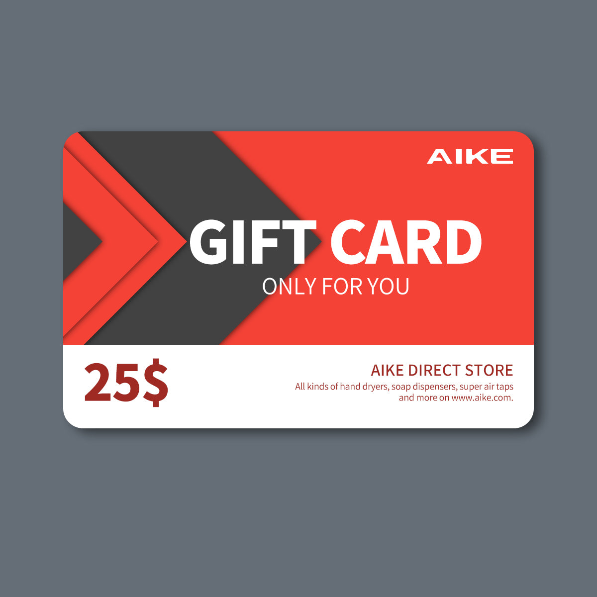 AIKE Direct Store Gift Card For Reward Your Clients - AIKE Direct Store