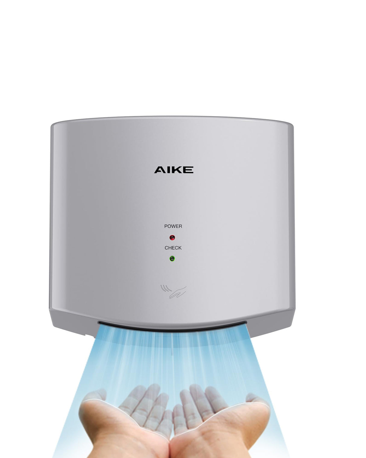 AIKE Air Wiper Compact Electric Hand Dryer for Commercial Bathroom, AK2630s