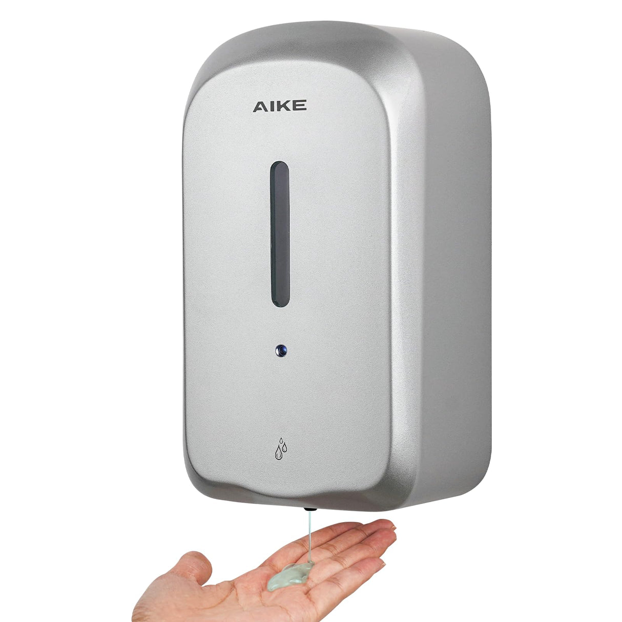 AIKE 33.8oz/1000ml Automatic Wall Mount Liquid Soap Dispenser with Commercial ABS Construction for Public Areas Model AK1226S