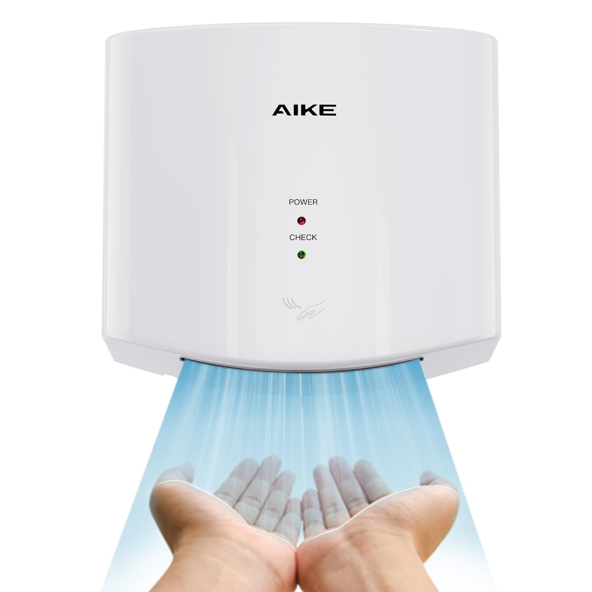 AIKE Air Wiper Compact Electric Hand Dryer for Commercial Bathroom, AK2630s - AIKE Direct Store