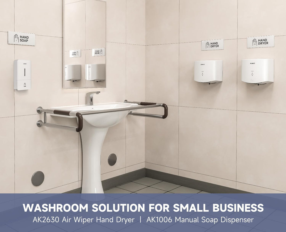 AIKE Manual Push Liquid Soap Dispenser for Commercial Bathroom 27oz Large Capacity,Model AK1006 - AIKE Direct Store