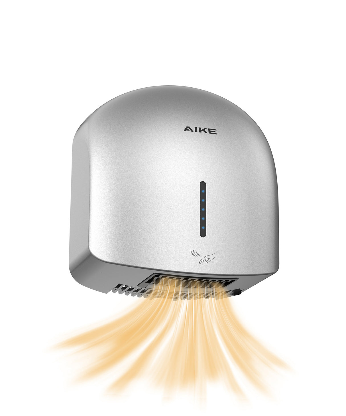 AIKE Low Noise Warm Hand Dryer for Home Bathroom , Easy Installation, 1500W-1900W,AC110V-130V, Model AK2637