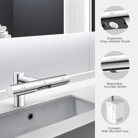 AIKE Super Air Tap Hand Dryer – Wash & Dry Combo | Fast, Hygienic