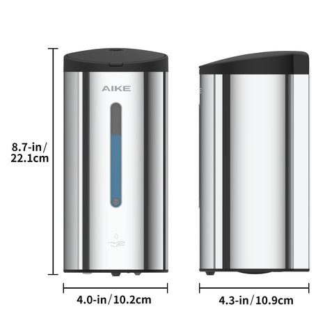 Automatic 5-Gear Adjustable Liquid Soap Dispenser 27 Fl Oz, AK1205