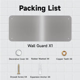 AIKE Stainless Steel Backsplash for Hand Dryer Wall Splash Guard Protector Panel AK28-WG(31.89'' X 13.19'',1 PCS) - AIKE Direct Store