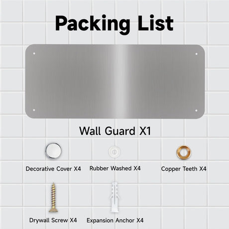 AIKE Stainless Steel Backsplash for Hand Dryer Wall Splash Guard Protector Panel AK28-WG(31.89'' X 13.19'',1 PCS) - AIKE Direct Store