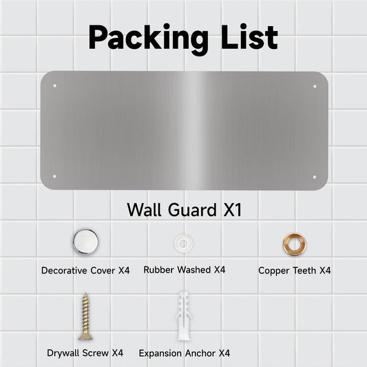 AIKE Stainless Steel Backsplash for Hand Dryer Wall Splash Guard Protector Panel AK28-WG(31.89'' X 13.19'',1 PCS) - AIKE Direct Store