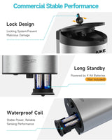 AIKE Automatic Foam Stainless Steel Soap Dispenser 5-Gear Adjustable 25 Fl Oz,Model AK1205FA - AIKE Direct Store