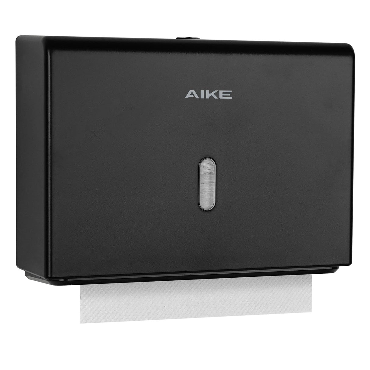 AIKE 200 Sheets Wall Mount Paper Towel Dispenser with Clear Window.Fit Multifold Paper Size 10"x3.1" or Smaller,Model AK5102 - AIKE Direct Store