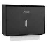 AIKE 200 Sheets Wall Mount Paper Towel Dispenser with Clear Window.Fit Multifold Paper Size 10"x3.1" or Smaller,Model AK5102 - AIKE Direct Store