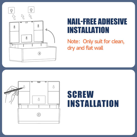 AIKE 200 Sheets Wall Mount Paper Towel Dispenser with Clear Window.Fit Multifold Paper Size 10"x3.1" or Smaller,Model AK5102 - AIKE Direct Store