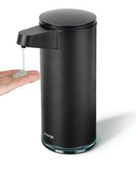 AIKE SensePro Automatic Soap Dispenser Type-C Rechargable, Stainless Matte Black Coating 12.8 fl.oz. for Liquid Soap