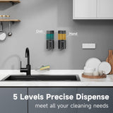 AIKE IPX7 Waterproof Automatic Soap Dispenser Wall Mount,for Home and Commercial Bathroom 13.5oz ,Model AK1213-1 - AIKE Direct Store