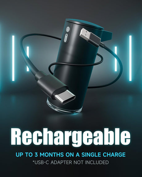 AIKE SensePro Automatic Soap Dispenser Type-C Rechargable, Stainless Matte Black Coating 12.8 fl.oz. for Liquid Soap - AIKE Direct Store