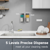 AIKE IPX7 Waterproof Automatic Soap Dispenser Wall Mount,for Home and Commercial Bathroom 13.5oz ,Model AK1213-1 - AIKE Direct Store