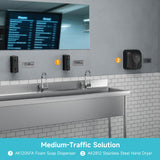 AIKE Automatic Foam Stainless Steel Soap Dispenser 5-Gear Adjustable 25 Fl Oz,Model AK1205FA - AIKE Direct Store