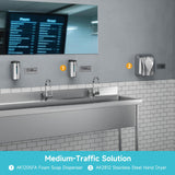 AIKE Automatic Foam Stainless Steel Soap Dispenser 5-Gear Adjustable 25 Fl Oz,Model AK1205FA - AIKE Direct Store