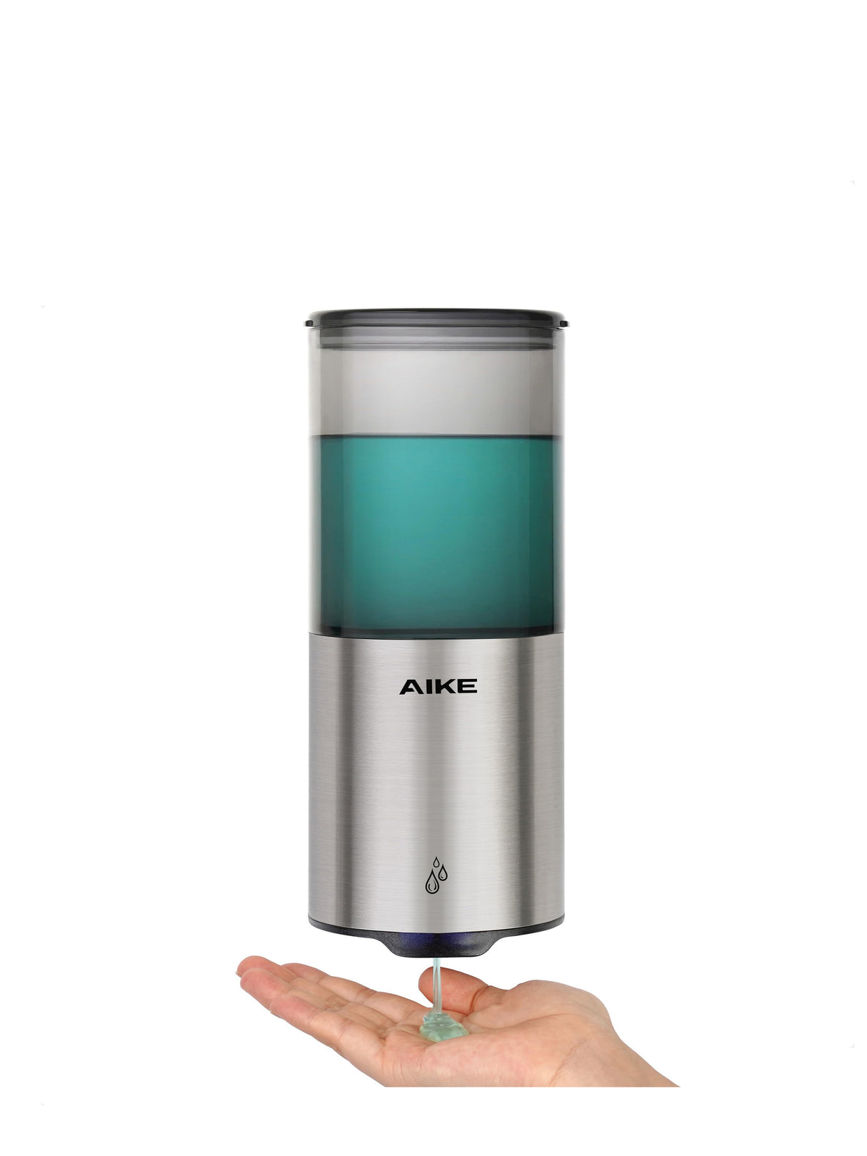 AIKE IPX7 Waterproof Automatic Soap Dispenser Wall Mount,for Home and Commercial Bathroom 13.5 fl oz/400ml ,Model AK1213-1 - AIKE Direct Store