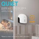 AIKE Low Noise Warm Hand Dryer for Home Bathroom , Easy Installation, 1500W-1900W,AC110V-130V, Model AK2637 - AIKE Direct Store