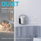 AIKE Low Noise Warm Hand Dryer for Home Bathroom , Easy Installation, 1500W-1900W,AC110V-130V, Model AK2637 - AIKE Direct Store