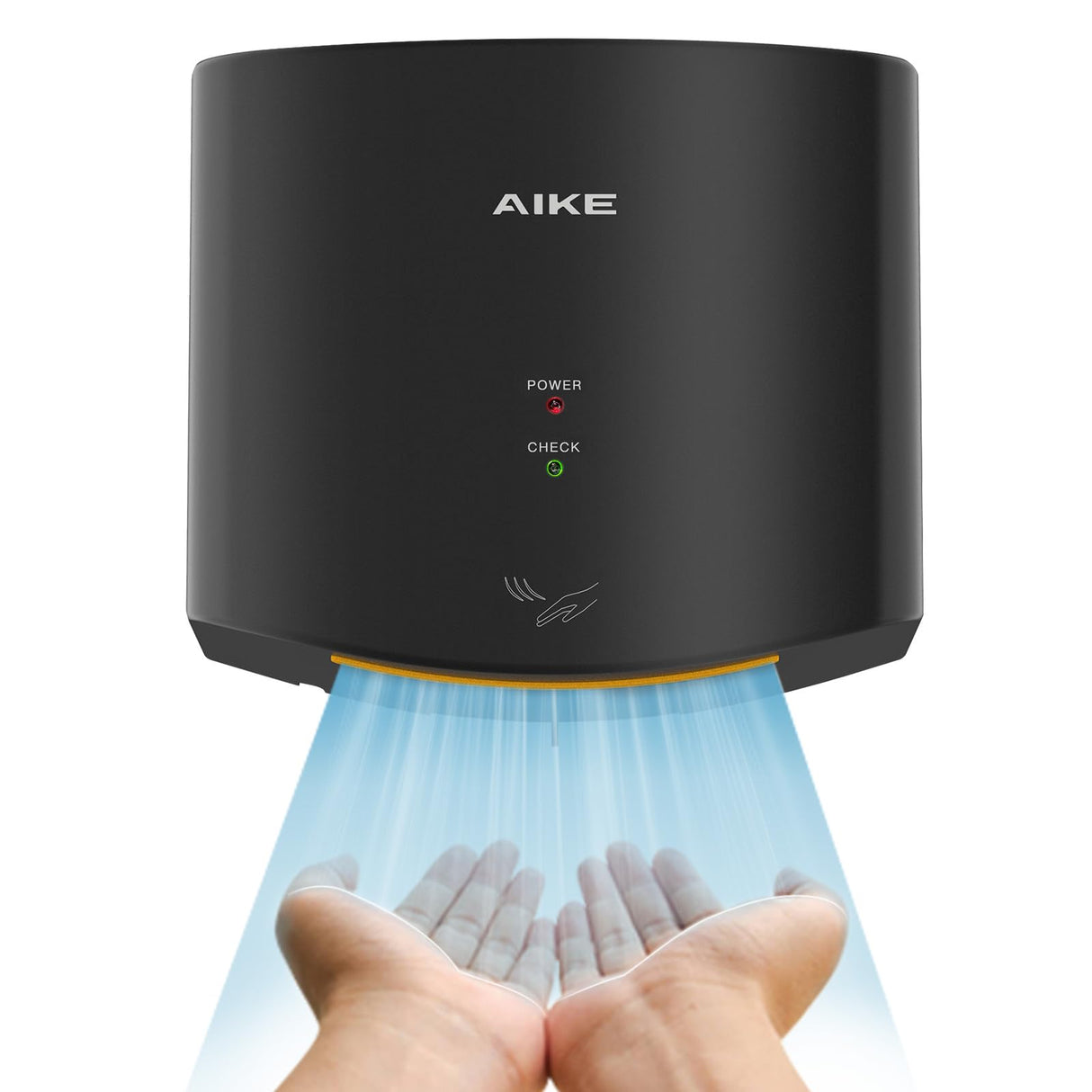 AIKE Air Wiper Compact Electric Hand Dryer for Commercial Bathroom, AK2630s
