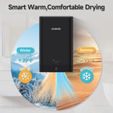 AIKE Electric Slim Hand Dryer For Household & Commercial Bathroom, AK2822