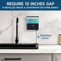 AIKE 2 Chambers Automatic Soap Dispenser Wall Mount Shower Gel Dispenser IPX7 Waterproof , AK1902