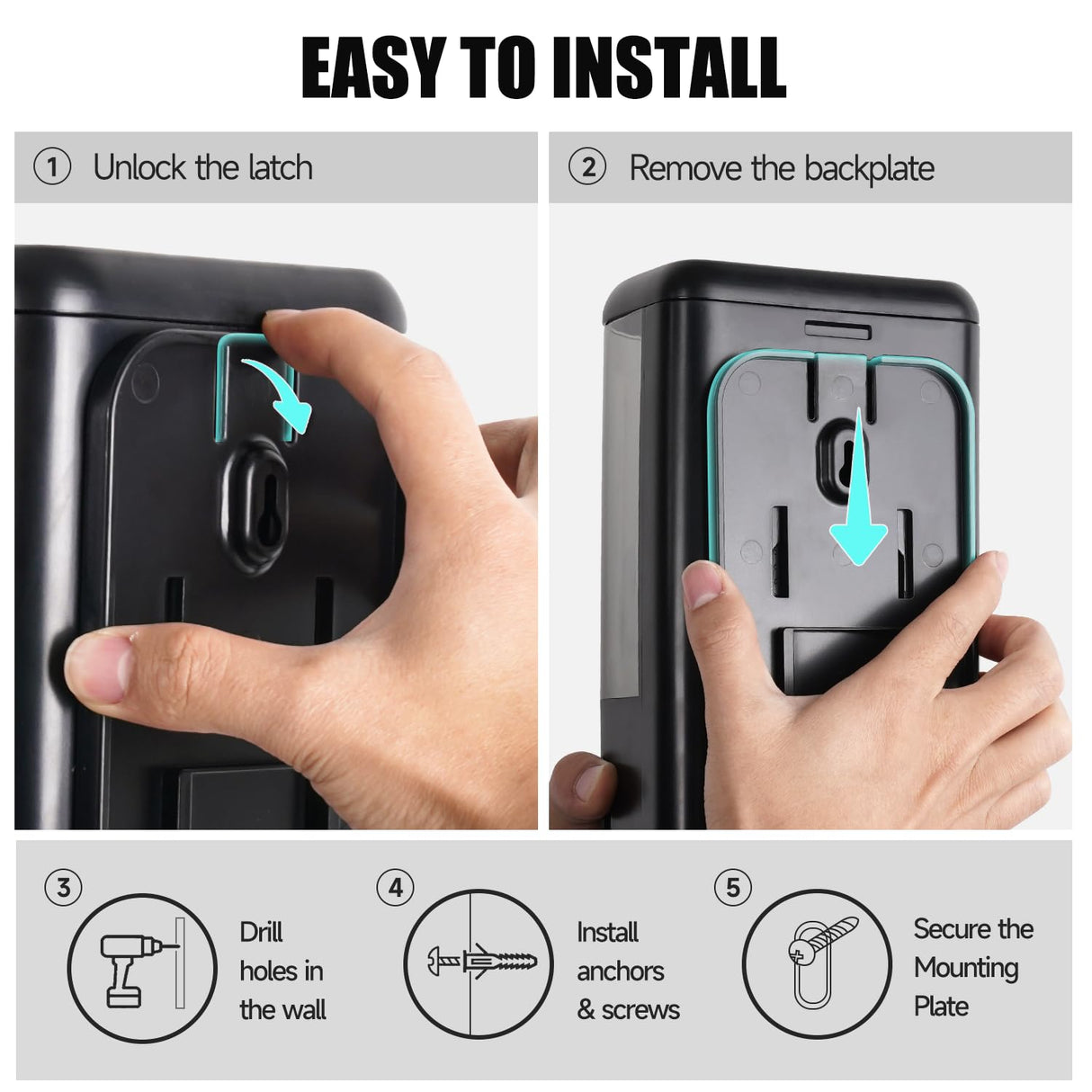 AIKE Wall-mounted Manual Liquid Soap Dispenser for Commercial Restrooms Large Capacity 40.58 fl oz/1.2L , Model AK1007 - AIKE Direct Store