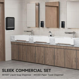 AIKE Wall-mounted Manual Liquid Soap Dispenser for Commercial Restrooms Large Capacity 40.58 fl oz/1.2L , Model AK1007 - AIKE Direct Store