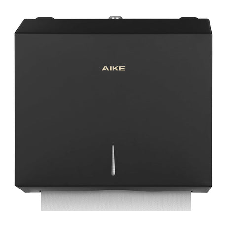 AIKE 250 Sheets Stainless Steel Commercial Wall Mount Paper Towel Dispenser with Lock,Model AK5180 - AIKE Direct Store