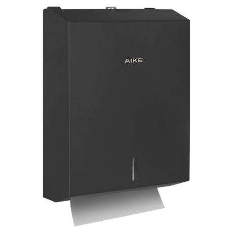 AIKE 400 Sheets Multifold Paper Towel Dispenser with Lock,Large Capacity Commercial Stainless Steels Wall Mount Tissue Dispenser AK5181 (Folded Size 10.6" x 3.9" Or Smaller) - AIKE Direct Store
