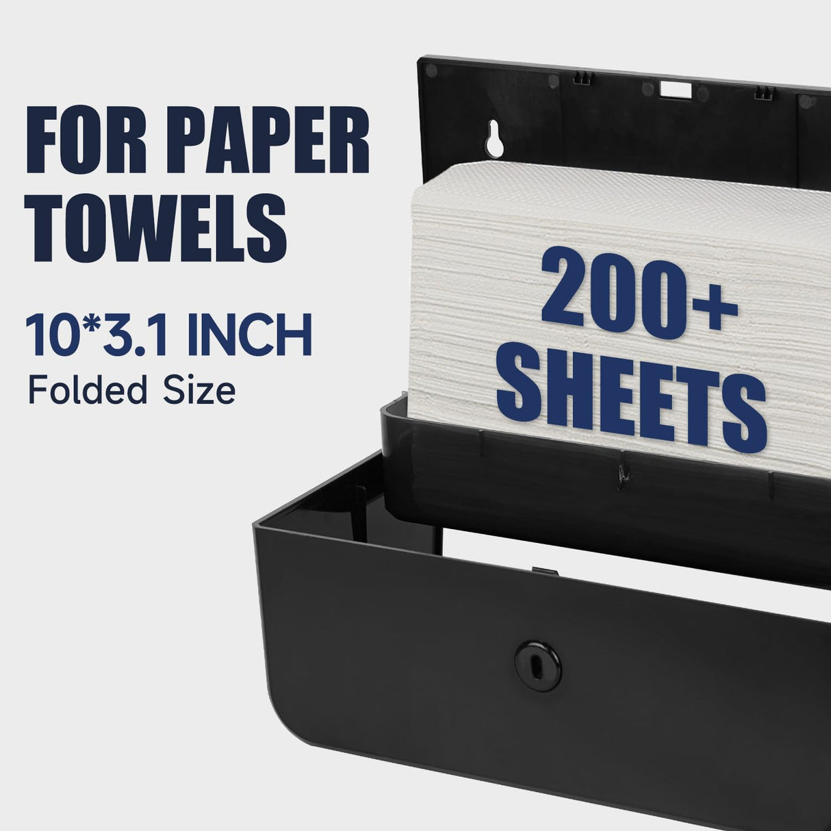 AIKE Paper Towel Dispenser 200 Sheets Capacity,Model AK5101 - AIKE Direct Store