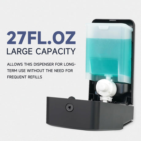 AIKE Manual Push Liquid Soap Dispenser for Commercial Bathroom 27oz Large Capacity,Model AK1006 - AIKE Direct Store