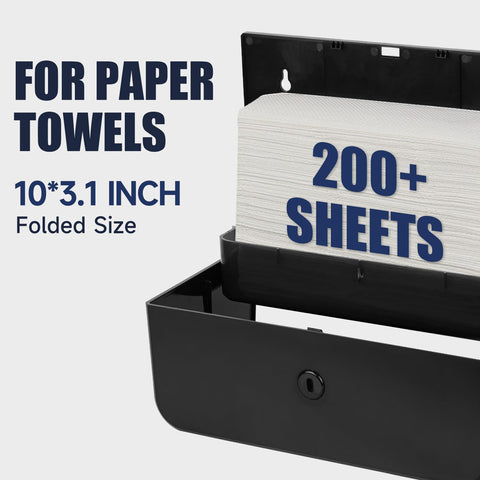 AIKE Paper Towel Dispenser 200 Sheets Capacity,Model AK5101 - AIKE Direct Store