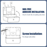 AIKE Paper Towel Dispenser 200 Sheets Capacity,Model AK5101 - AIKE Direct Store