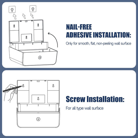 AIKE Paper Towel Dispenser 200 Sheets Capacity,Model AK5101 - AIKE Direct Store