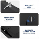 AIKE 400 Sheets Multifold Paper Towel Dispenser with Lock,Large Capacity Commercial Stainless Steels Wall Mount Tissue Dispenser AK5181 (Folded Size 10.6" x 3.9" Or Smaller) - AIKE Direct Store