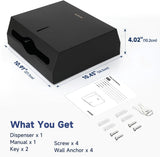 AIKE 250 Sheets Stainless Steel Commercial Wall Mount Paper Towel Dispenser with Lock,Model AK5180 - AIKE Direct Store