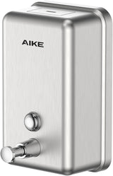 AIKE  37 FL OZ (1100ml) Stainless Steel Soap Dispenser With Anti-Leak Brass Pump, AK1003 - AIKE Direct Store
