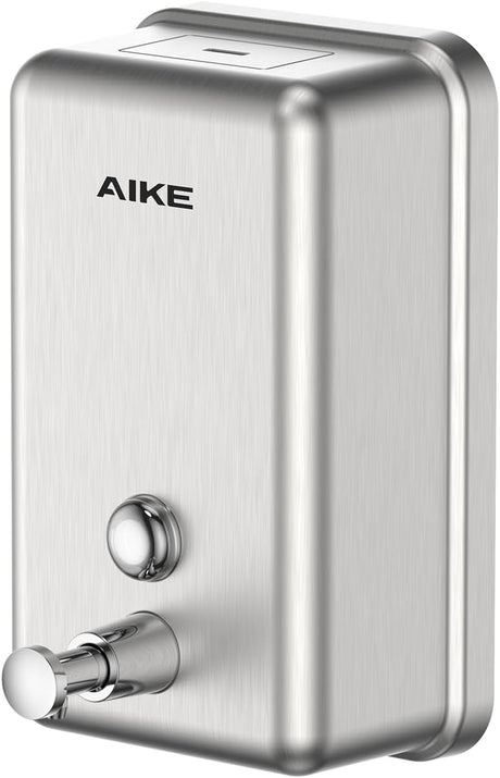 AIKE  37 FL OZ (1100ml) Stainless Steel Soap Dispenser With Anti-Leak Brass Pump, AK1003 - AIKE Direct Store