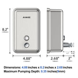 AIKE 37 FL OZ (1100ml) Stainless Steel Soap Dispenser With Anti-Leak Brass Pump, AK1003 - AIKE Direct Store