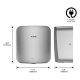 AIKE Heavy Duty Electric Jet Hand Dryer for Commercial Bathroom, AK2800C